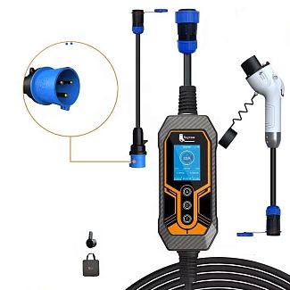 Зарядка для электромобиля Type Tesla 7.0 кВт 32A 1-фаза Wi-Fi Lion King Replaceable Version (один до FEYREE
