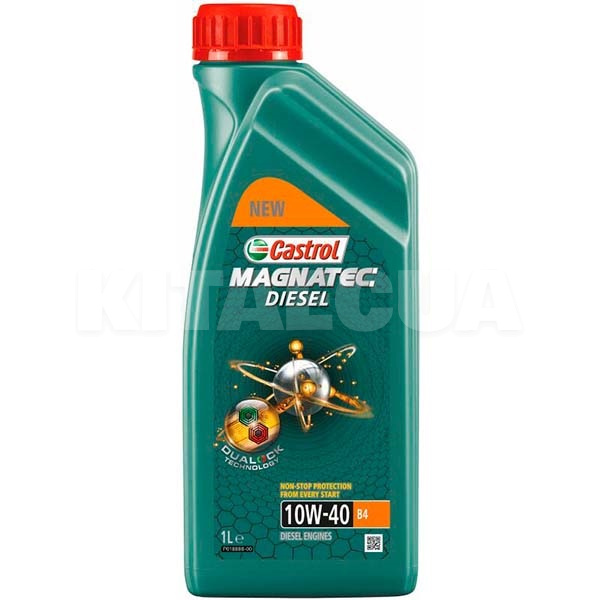 Масло моторное полусинтетическое 1л 10W-40 MAGNATEC DIESEL B4 CASTROL (R1-MAGDB4-12X1L-Cast)