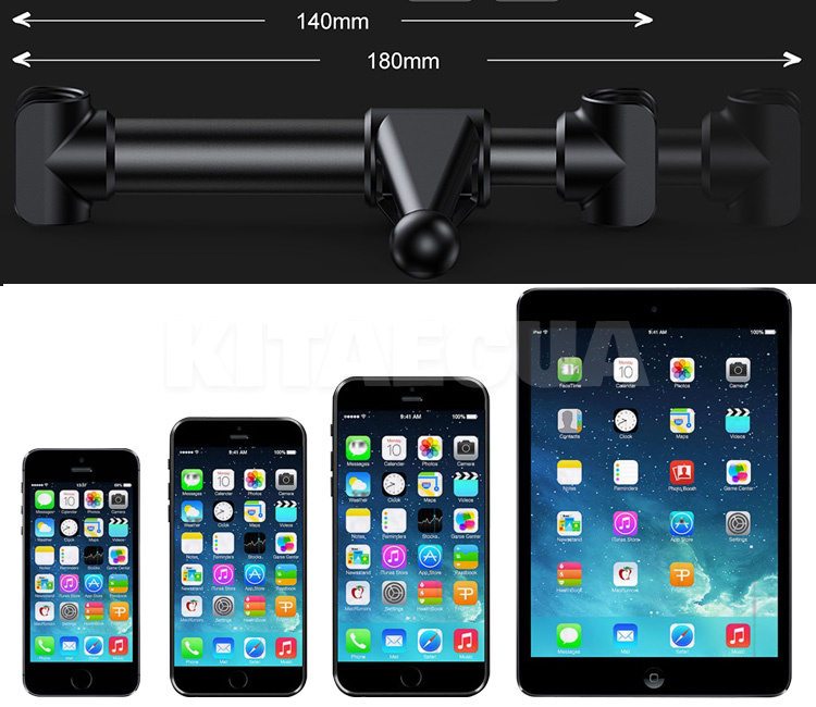 Держатель автомобильный на подголовник для планшета 135-235 мм BASEUS (SUHZ-01) - 8