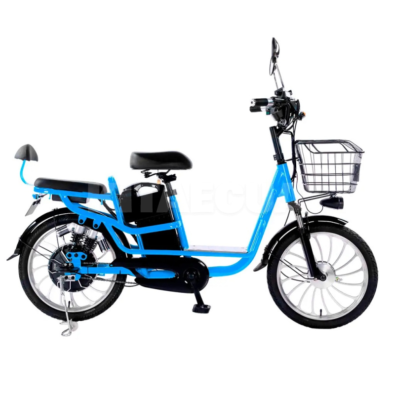 Велоскутер аккумуляторный BKS-500 60 км 500 Вт синий + аккумулятор 60В 20Ач FORTE (148246)