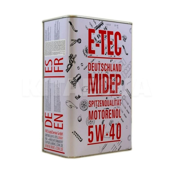 Масло моторне синтетичне 4л 5w-40 evo E-TEC (5338-E-TEC) - 2