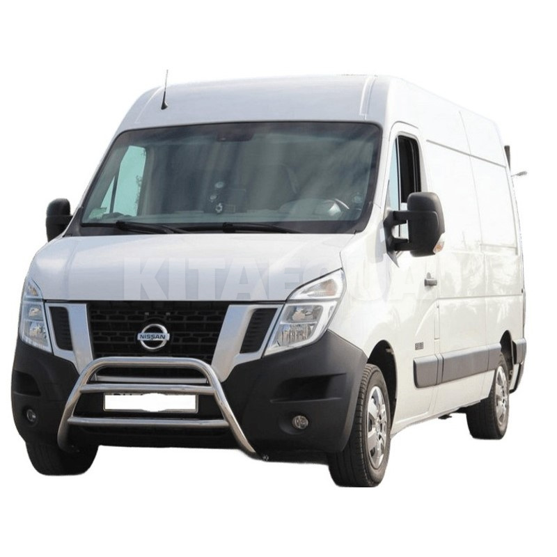 Кенгурятник WT018 Nissan NV400 2010-2024 нержавеющая сталь CAN (dd22655) - 2