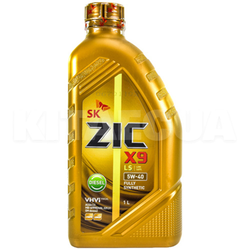 Масло моторне синтетичне 1л 5W-40 X9 LS Diesel ZIC (132609)
