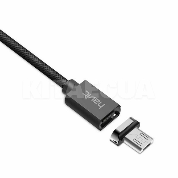 Кабель магнітний USB - Lightning 1м чорний HAVIT (HV-H635-magnetic) - 4