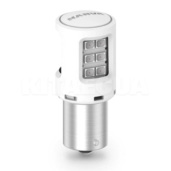 LED лампа для авто Range Power Ba15s 2.8W red (комплект) NARVA (NV 18007.2B) - 2