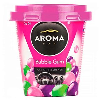 Ароматизатор "жвачка" 130г Cup Gel Bubble Gum Aroma Car