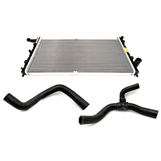 Радиатор охлаждения с патрубками KLM Autoparts