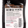 Масло моторное полусинтетическое 0.95л 5W-30 SYNTHETIC BLEND HONDA (08798-9134)