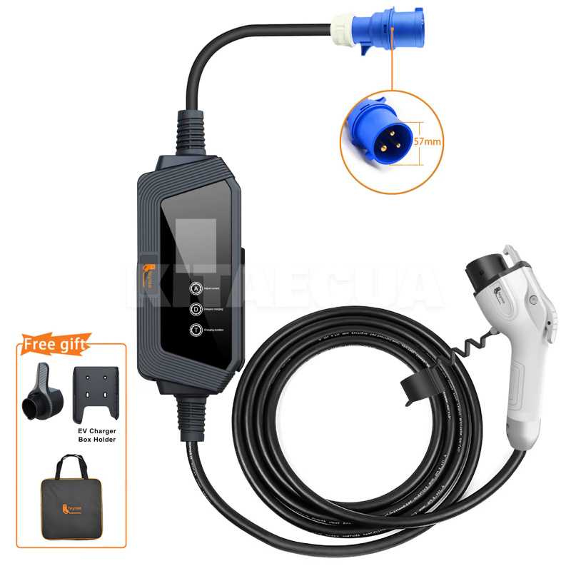 Зарядка для электромобиля 7.4 кВт 32А 1-фаза Type 1 (американське авто) Wi-Fi Hero FEYREE (FY7-32-1PH-TP1-H8)