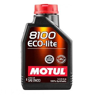 Моторное масло синтетическое 1л 0W-20 8100 ECO-LITE MOTUL