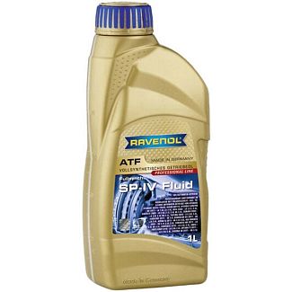 Масло трансмиссионное синтетическое 1л atf fluid sp IV RAVENOL