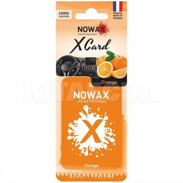 Ароматизатор "апельсин" X CARD Orange NOWAX (NX07535)