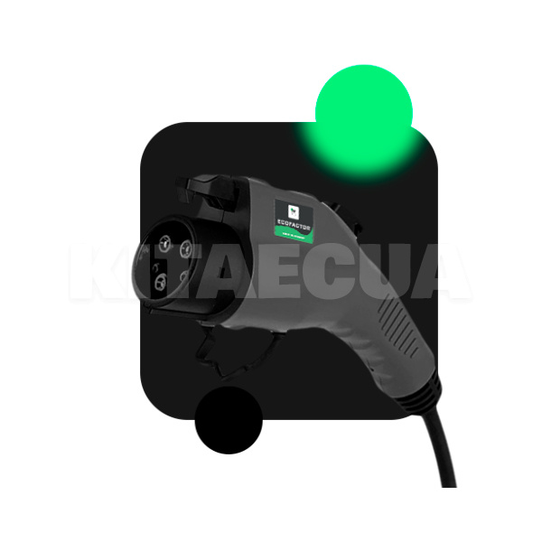 Зарядка для електромобіля Type 1 3.7 кВт 16А 1-фаза Mobile 3.5 EFC ECOFACTOR (AC-16JM light) - 3