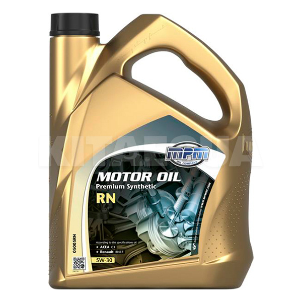 Масло моторное синтетическое 5л 5W-30 MPM (MPM_05005RN)