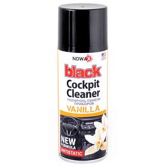 Полироль для пластика "ваниль" 450мл Black Cockpit Cleaner NOWAX