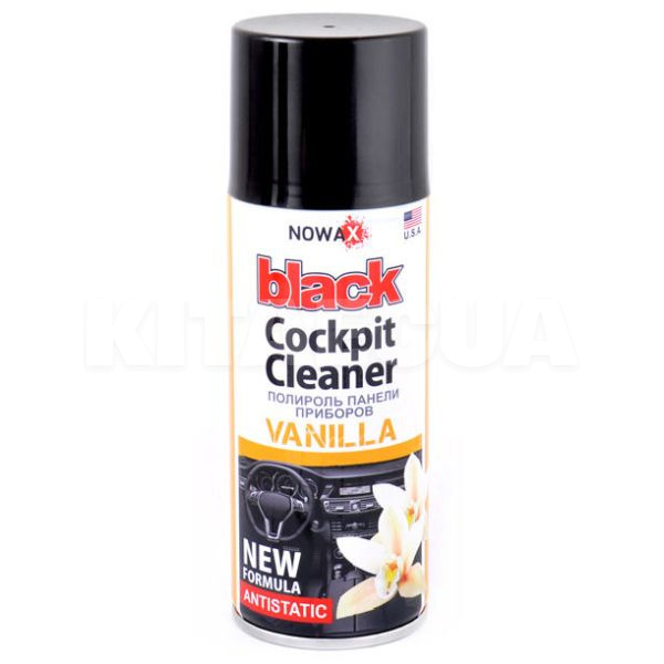 Полироль для пластика "ваниль" 450мл Black Cockpit Cleaner NOWAX (NX00451)