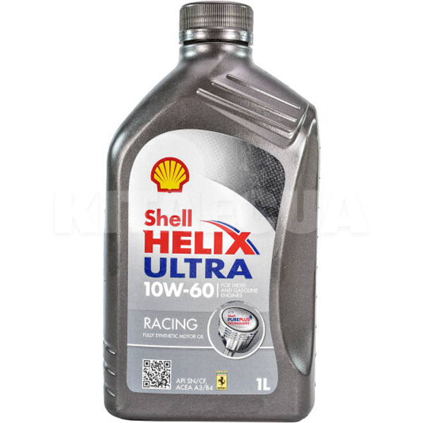 Масло моторне синтетичне 1л 10W-60 Helix Ultra Racing SHELL (550040588)