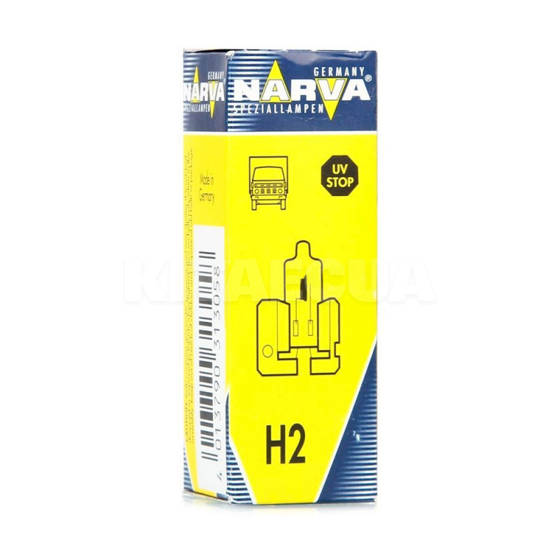 Галогенна лампа H2 70W 24V 3700К NARVA (48720) - 2