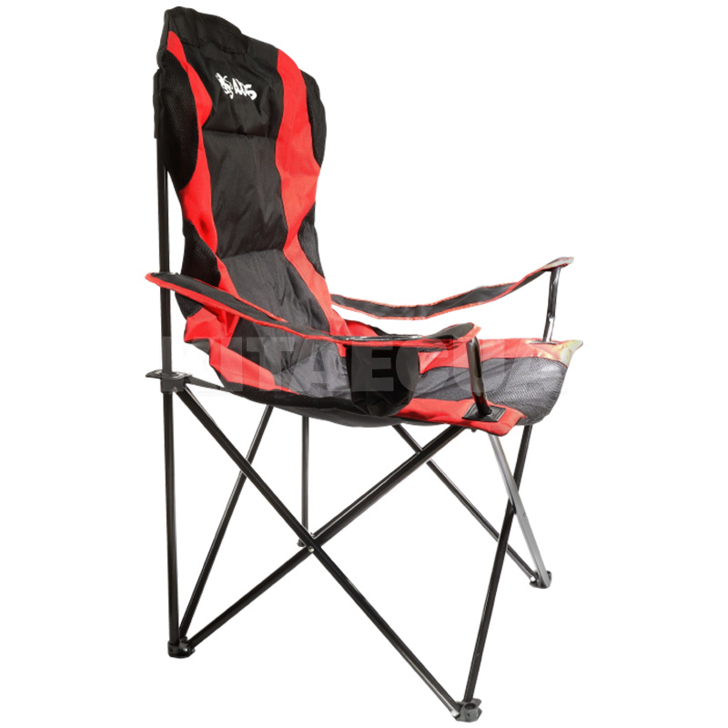 Крісло розкладне до 100 кг червоно-чорне Павук AXXIS (ax-794) - 3