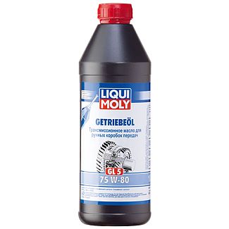 Масло трансмиссионное полусинтетическое 1л 75W-80 Getriebeoil LIQUI MOLY