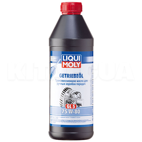 Масло трансмиссионное полусинтетическое 1л 75W-80 Getriebeoil LIQUI MOLY (7619)