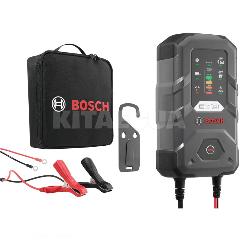 Зарядное устройство для аккумулятора C70 12В/24В 300Ач BOSCH (0189911070)