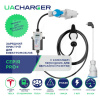 Зарядка для электромобиля 7.4 кВт 32А 1-фаза Type Tesla (американское авто) 7м EXPERT+ UACHARGER (CHC-EX120741HL-21-7)