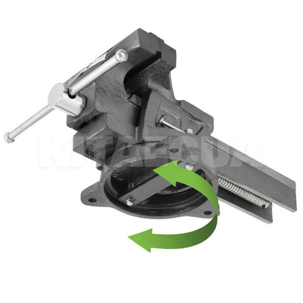 Тиски слесарные поворотные 150 мм Intertool (HT-0083) - 2