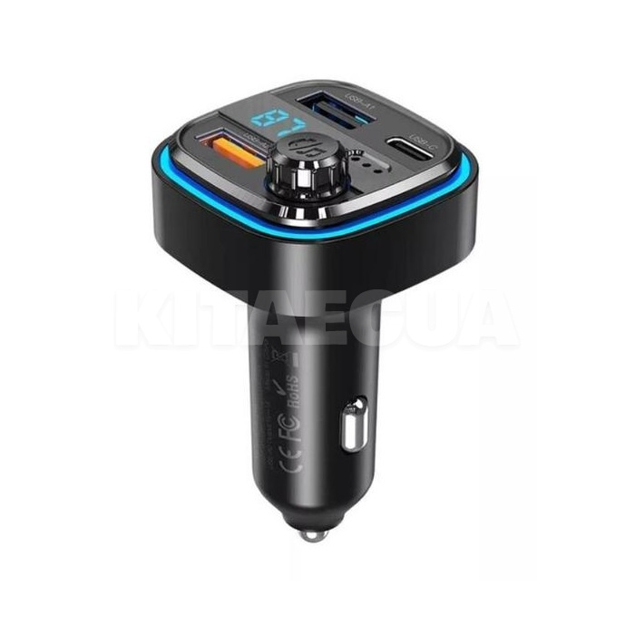 Автомобильное зарядное устройство 2USB+Type-C 5В 1+3.1А XO (XO-BCC08) - 3