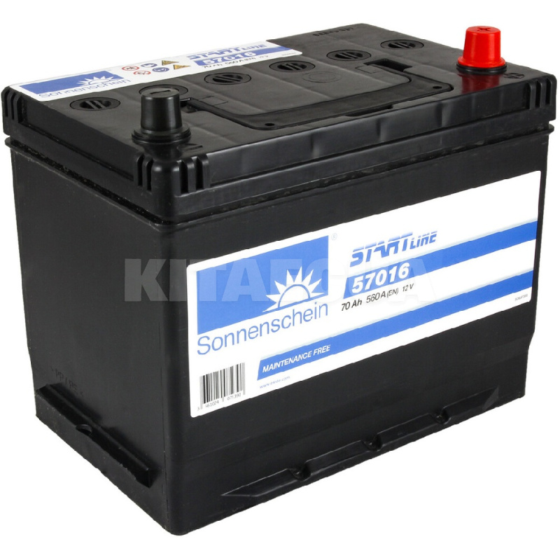 Аккумулятор автомобильный Start Line 70Ач 560А "+" справа SONNENSCHEIN (57016)