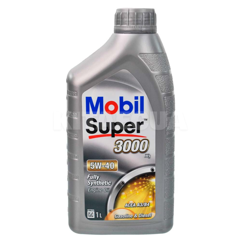Масло моторное синтетическое 1л 5W-40 Super 3000 X1 MOBIL (152567)