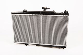 Радіатор охолодження двигуна (1 вентилятор, з кришкою) 1.6 L KIMIKO