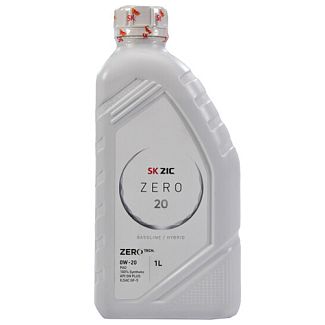 Масло моторное синтетическое 1л 0W-20 ZERO 20 ZIC