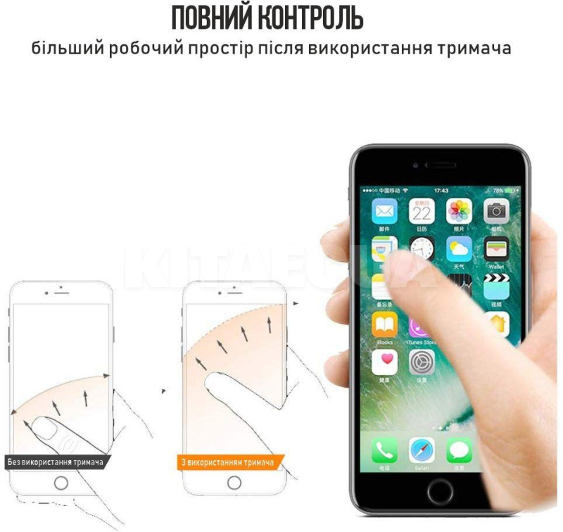 Автомобільний тримач Premium Space Gray RM-C200 XoKo (XK-RM-C200GR) - 7