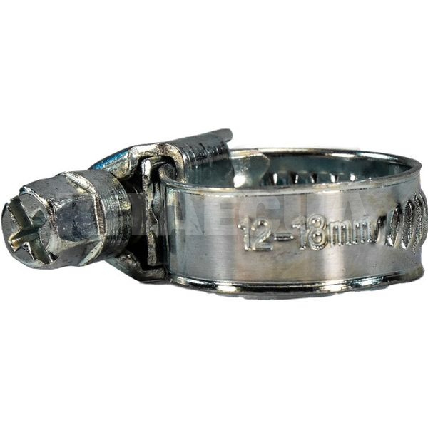 Хомут черв'ячний оцинкований W1 12-18мм 9мм CARLIFE (HC01218)