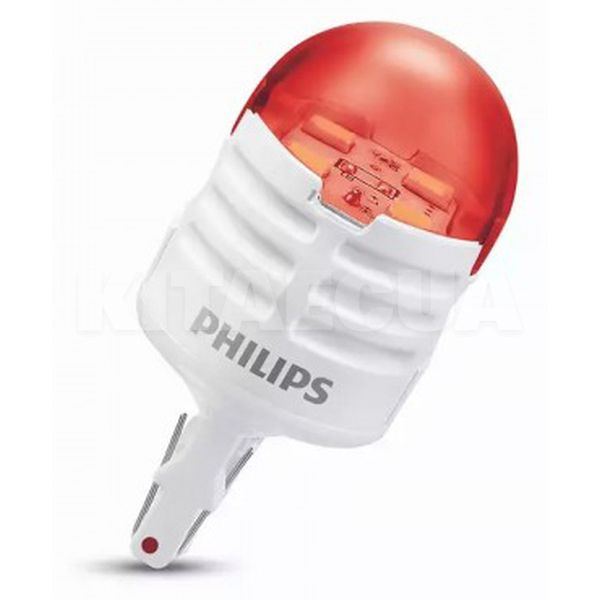 LED лампа для авто Ultinon Pro3000 W3x16q 0.8W 1300К red (комплект) PHILIPS (11066U30RB2) - 2