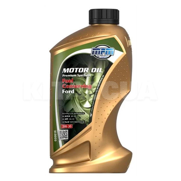 Масло моторное синтетическое 1л 5W-30 Fuel Conserving Ford MPM (MPM_05001E)