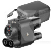 Переходник 200 кВт 200A CCS2 (станция) - CCS1 (американское авто) OLINK (DC+AC CCS Combo 2 - CCS Combo 1)