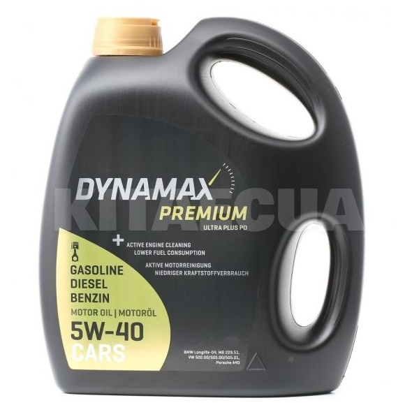 Масло моторное синтетическое 5л 5W-40 ULTRA PLUS PD DYNAMAX (502040)