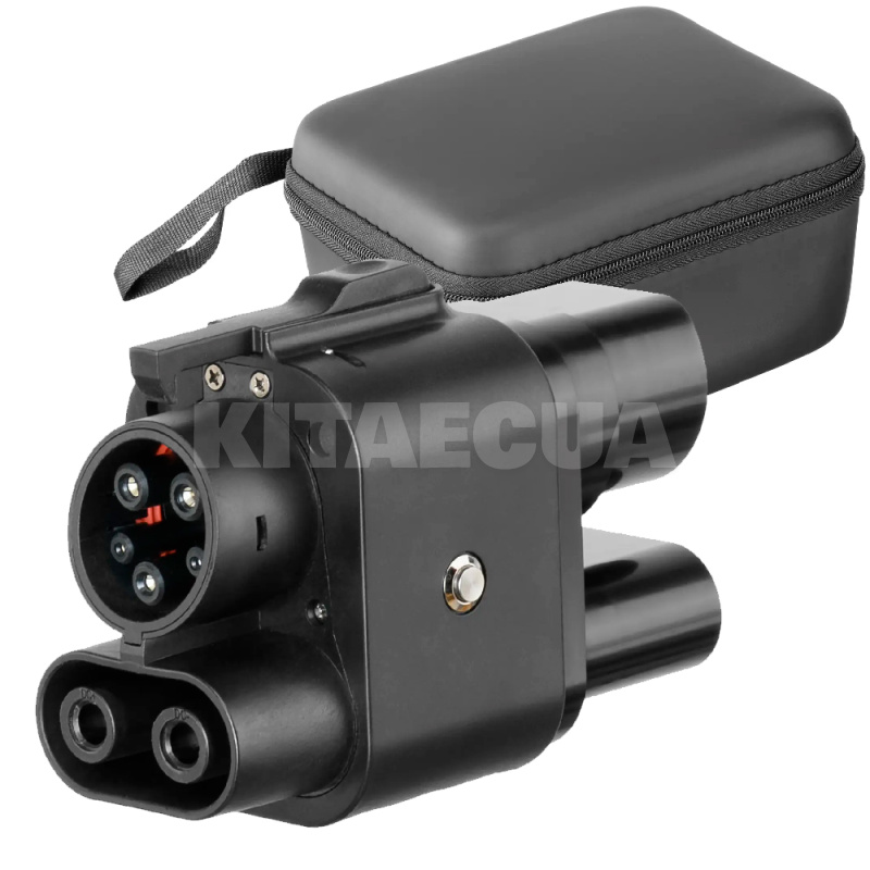 Переходник 200 кВт 200A CCS2 (станция) - CCS1 (американское авто) OLINK (DC+AC CCS Combo 2 - CCS Combo 1)