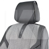 Чехлы на сиденья с подголовником серые 3D Manhattan BELTEX (BX86200)