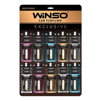 Ароматизатор "микс" Turbo Exclusive Mix Display на планшете 30 шт. Winso