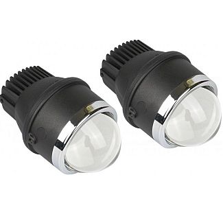 BI LED линзы в фары FOG F2 3'' 20/25W 5500K AMS
