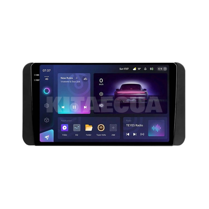 Штатна магнітола CC3 2k 4+32Gb 9" Toyota Wigo 2022-2023 (F2) Teyes (43695)