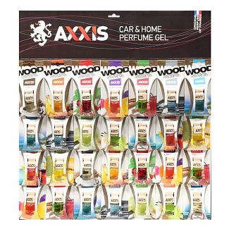Ароматизатор MIX Wood DUOS 12 ароматов (24шт.) AXXIS