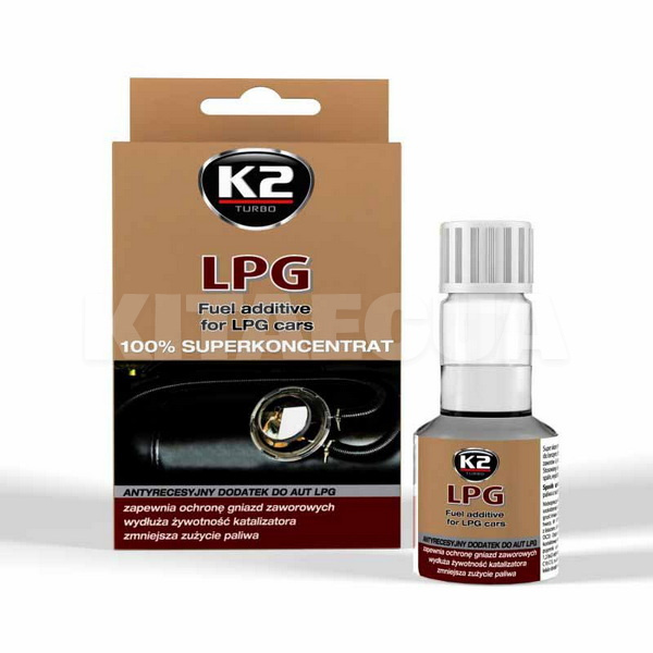 Присадка бензина для двигателей на газе 50мл Lpg K2 (T317) - 2