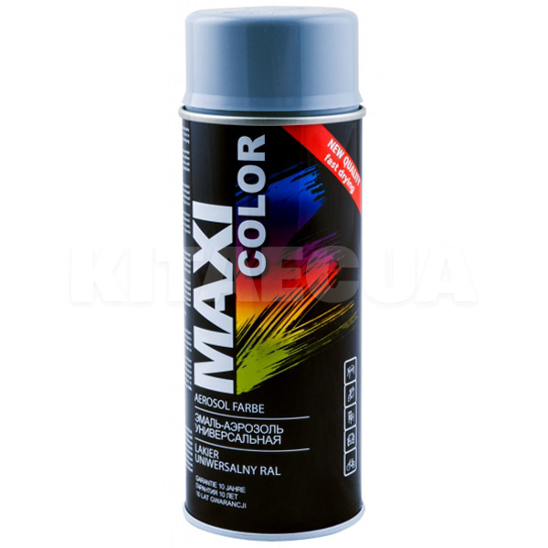 Краска-эмаль железно-серая 400мл универсальная декоративная MAXI COLOR (MX7011-MAXI COLOR)