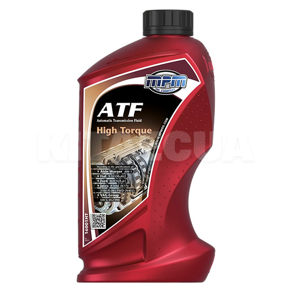 Масло трансмиссионное синтетическое 1л ATF High Torque MPM (MPM 16001HT)