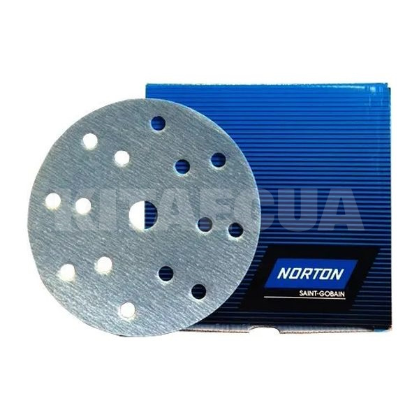 Коло шліфувальне 150мм P400 15 отворів A975 NORTON (662544 77888-NORTON) - 2