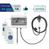 Зарядка для электромобиля 9.2 кВт 40А 1-фаза Type 1 (американское авто) 9м WALL RFID UACHARGER (CHC-WLRF220911-21-9)